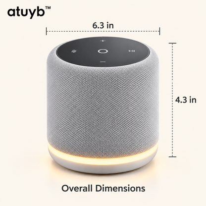 atuyb™ Nova Bluetooth Speaker dimensions image