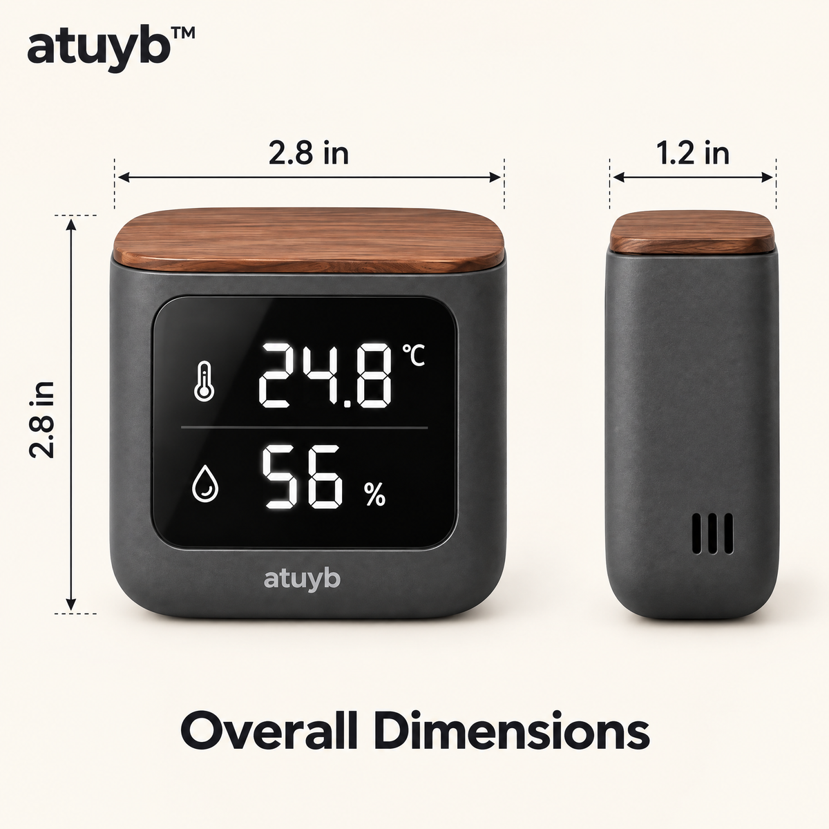 atuyb™ Flex Smart Keyboard dimensions image