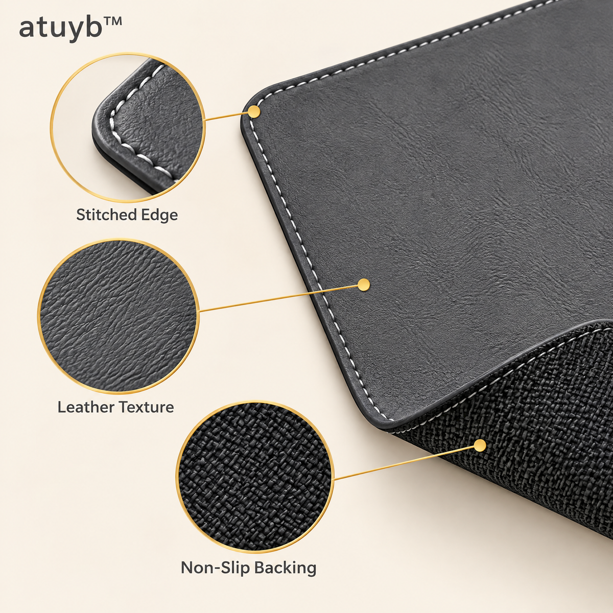 atuyb™ Slate Desk Mat detail image
