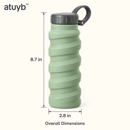atuyb™ Fold Travel Bottle dimensions image